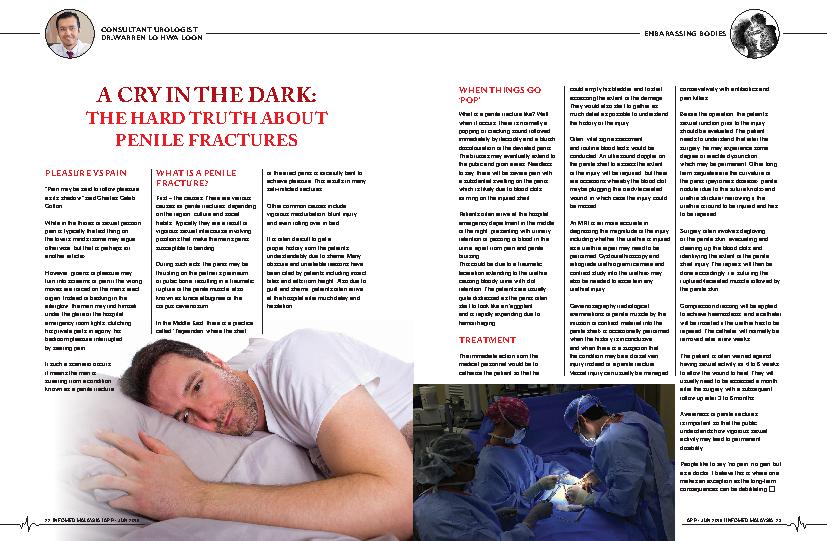 A Cry in the Dark - The hard truth about penile fractures
