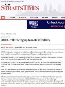 Facing up to male infertility