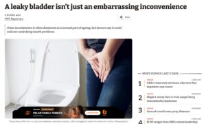 A leaky bladder isn’t just an embarrassing inconvenience